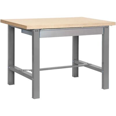Simonwork (bancos De Trabajo) Estantería Metálica Bt6 Box 865x1500x750 Mm Grey / Mdf One Size Simonwork (bancos De Trabajo) Estantería Metálica Bt6 Box 865x1500x750 Mm Grey / Mdf One Size