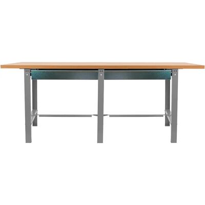 Simonwork (bancos De Trabajo) Estantería Metálica Bt6 2box 865x2100x750 Mm Grey / Mdf One Size Simonwork (bancos De Trabajo) Estantería Metálica Bt6 2box 865x2100x750 Mm Grey / Mdf One Size