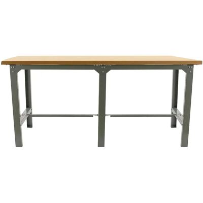 Simonwork (bancos De Trabajo) Estantería Metálica Bt6 865x2100x750 Mm Grey / Mdf One Size Simonwork (bancos De Trabajo) Estantería Metálica Bt6 865x2100x750 Mm Grey / Mdf One Size
