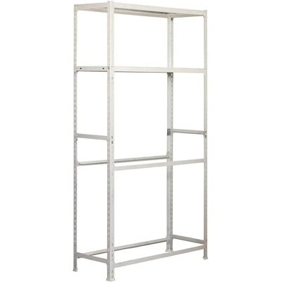 Simonauto Estantería Metálica Garage Megaplus 4/400 2000x1200x400 Mm White One Size Simonauto Estantería Metálica Garage Megaplus 4/400 2000x1200x400 Mm White One Size