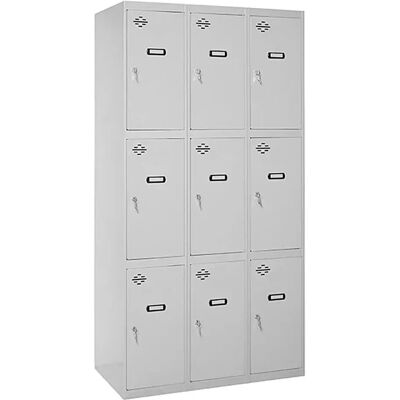 Simonlocker Montadas Taquilla Desm.3 Puertas 3/9 400 1800x1200x500 Mm LockerGrey One Size Simonlocker Montadas Taquilla Desm.3 Puertas 3/9 400 1800x1200x500 Mm LockerGrey One Size
