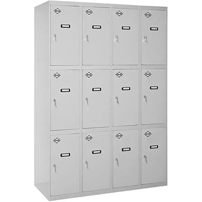 Simonlocker Montadas Taquilla Desm.3 Puertas 4/12 400 1800x1600x500 Mm LockerGrey One Size Simonlocker Montadas Taquilla Desm.3 Puertas 4/12 400 1800x1600x500 Mm LockerGrey One Size