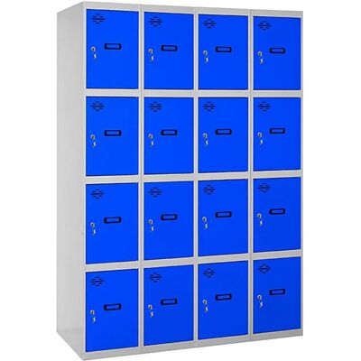 Simonlocker Montadas Taquilla Desm.4 Puertas 4/16 400 1800x1600x500 Mm Grey / Blue One Size Simonlocker Montadas Taquilla Desm.4 Puertas 4/16 400 1800x1600x500 Mm Grey / Blue One Size
