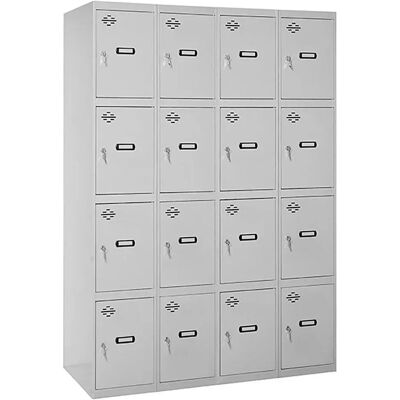 Simonlocker Montadas Taquilla Desm.4 Puertas 4/16 400 1800x1600x500 Mm LockerGrey One Size Simonlocker Montadas Taquilla Desm.4 Puertas 4/16 400 1800x1600x500 Mm LockerGrey One Size