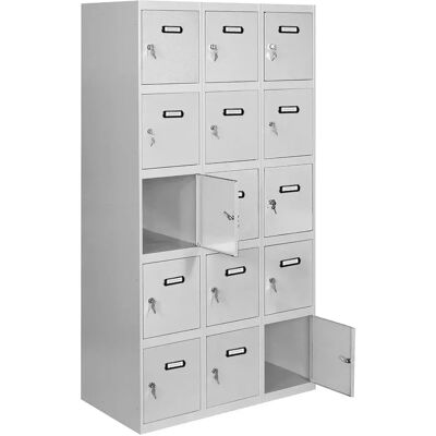 Simonlocker Montadas Taquilla Desm.5 Puertas 3/15 400 1800x1200x500 Mm LockerGrey One Size Simonlocker Montadas Taquilla Desm.5 Puertas 3/15 400 1800x1200x500 Mm LockerGrey One Size