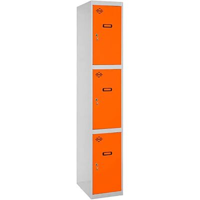 SimonRack Modelo INITIEL - Casillero metálico con 3 puertas SimonRack Modelo INITIEL - Casillero metálico con 3 puertas