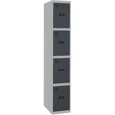 Simonlocker Montadas Taquilla Prof.dism.1/4 300 In 1800x300x500 Mm Grey / Anthracite One Size Simonlocker Montadas Taquilla Prof.dism.1/4 300 In 1800x300x500 Mm Grey / Anthracite One Size