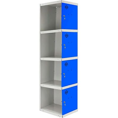 Simonlocker Montadas Taquilla Prof.dism.1/4 400 Adi 1800x400x500 Mm Grey / Blue One Size Simonlocker Montadas Taquilla Prof.dism.1/4 400 Adi 1800x400x500 Mm Grey / Blue One Size