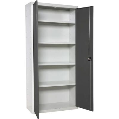 Simonlocker Montadas Taquilla Prof.dism.multi.180x80x40 2/4 1800x800x400 Mm White / Anthracite One Size Simonlocker Montadas Taquilla Prof.dism.multi.180x80x40 2/4 1800x800x400 Mm White / Anthracite One Size