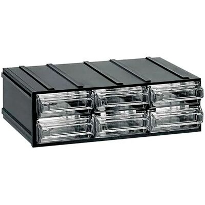 Artplast Cómoda De 6 Cajones 19.2x14.8x6.3 Cm Black One Size Artplast Cómoda De 6 Cajones 19.2x14.8x6.3 Cm Black One Size
