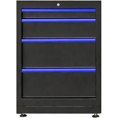 Jbm Mueble De 4 Cajones Blue One Size Jbm Mueble De 4 Cajones Blue One Size