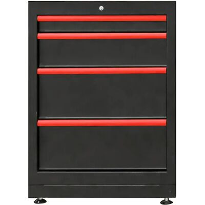 Jbm Mueble De 4 Cajones Red One Size Jbm Mueble De 4 Cajones Red One Size