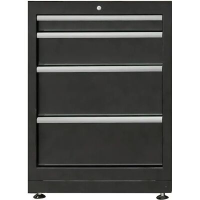 Jbm Mueble De 4 Cajones Silver One Size Jbm Mueble De 4 Cajones Silver One Size