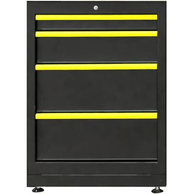 Jbm Mueble De 4 Cajones Yellow One Size Jbm Mueble De 4 Cajones Yellow One Size