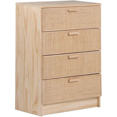 Astigarraga Cómoda Aura 65x36x96 Cm 4 Cajones Pine Wood One Size Astigarraga Cómoda Aura 65x36x96 Cm 4 Cajones Pine Wood One Size