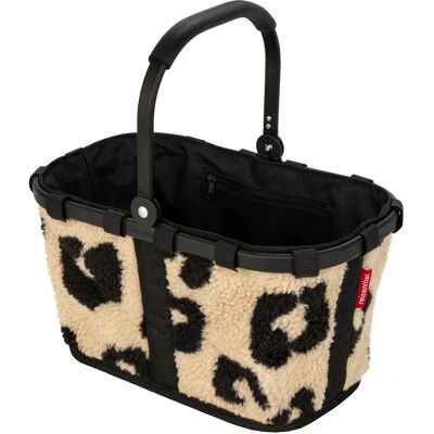Reisenthel Cesta De La Compra Carrybag Teddy Cream / Leopard Print XS Reisenthel Cesta De La Compra Carrybag Teddy Cream / Leopard Print XS