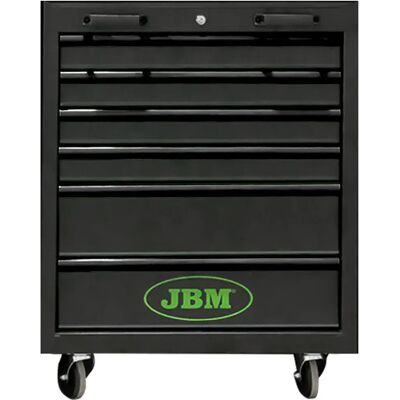 Jbm Armario 6 Drawers Black One Size Jbm Armario 6 Drawers Black One Size