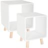 Atmosphera Nordic Bedside Table Set Blanco