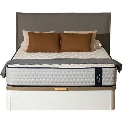 Cecotec Colchón Flow 6700 Hybrid 150x190 White / Blue One Size Cecotec Colchón Flow 6700 Hybrid 150x190 White / Blue One Size
