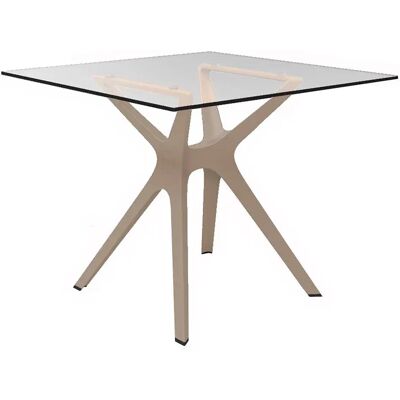 Resol Mesa De Jardín Vela S 90x90 Cm Clear / Sand One Size Resol Mesa De Jardín Vela S 90x90 Cm Clear / Sand One Size