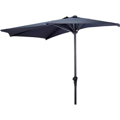Basics Sombrilla De Jardín Half Anthracite 270 cm Basics Sombrilla De Jardín Half Anthracite 270 cm