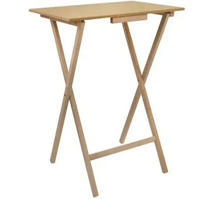 Wellhome Mesa Auxiliar Rectangular Acabada En Aceite 48x35x64 Cm Natural One Size Wellhome Mesa Auxiliar Rectangular Acabada En Aceite 48x35x64 Cm Natural One Size