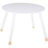 Atmosphera 83790 60x43 Cm Children Round Table Blanco