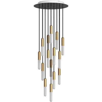 Creative Lámpara Colgante P-light Rose-one 15 Falls With Light Bulb Brass One Size Creative Lámpara Colgante P-light Rose-one 15 Falls With Light Bulb Brass One Size