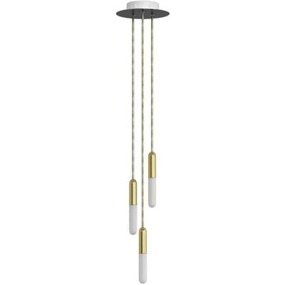 Creative Lámpara Colgante P-light Rose-one 3 Falls Brass One Size Creative Lámpara Colgante P-light Rose-one 3 Falls Brass One Size