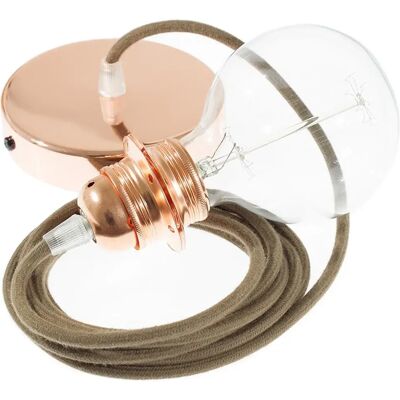 Creative Lámpara Colgante Pendel Para Pantalla Rc13 Diy 50 Cm Brown / Copper One Size Creative Lámpara Colgante Pendel Para Pantalla Rc13 Diy 50 Cm Brown / Copper One Size