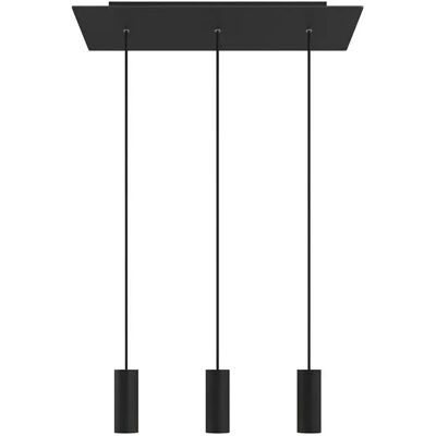 Creative Lámpara Colgante Rectangular Rose-one Xxl Tub E14 3 Falls With Bulbs Matte Black One Size Creative Lámpara Colgante Rectangular Rose-one Xxl Tub E14 3 Falls With Bulbs Matte Black One Size