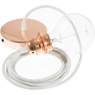 Creative Lámpara Colgante Pendel Para Pantalla Rl01 1 M Glittering White / Copper One Size Creative Lámpara Colgante Pendel Para Pantalla Rl01 1 M Glittering White / Copper One Size