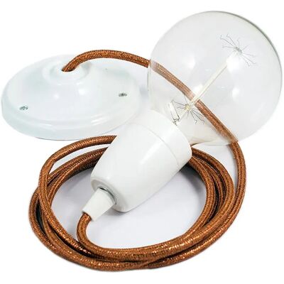Creative Lámpara Colgante Rl22 Diy 1 M Glittering Copper / White One Size Creative Lámpara Colgante Rl22 Diy 1 M Glittering Copper / White One Size