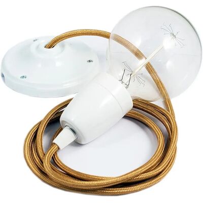 Creative Lámpara Colgante Rm05 50 Cm Gold / White One Size Creative Lámpara Colgante Rm05 50 Cm Gold / White One Size