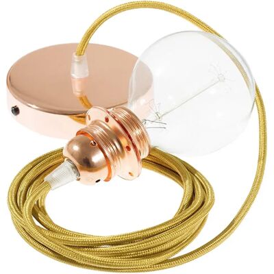 Creative Lámpara Colgante Pendel Para Pantalla Rm05 Diy 1 M Gold / Copper One Size Creative Lámpara Colgante Pendel Para Pantalla Rm05 Diy 1 M Gold / Copper One Size
