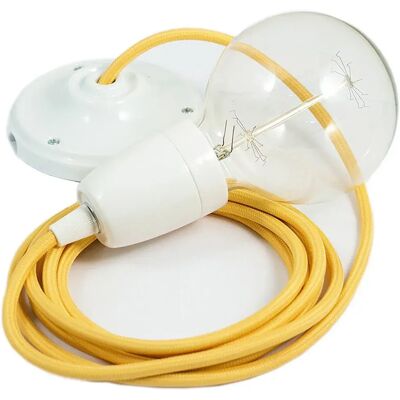 Creative Lámpara Colgante Rm10 Diy 50 Cm Yellow / White One Size Creative Lámpara Colgante Rm10 Diy 50 Cm Yellow / White One Size