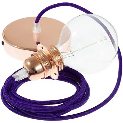 Creative Lámpara Colgante Pendel Para Pantalla Rm14 1 M Violet / Copper One Size Creative Lámpara Colgante Pendel Para Pantalla Rm14 1 M Violet / Copper One Size