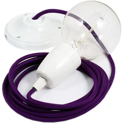 Creative Lámpara Colgante Rm14 Diy 50 Cm Violet / White One Size Creative Lámpara Colgante Rm14 Diy 50 Cm Violet / White One Size