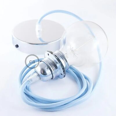 Creative Lámpara Colgante Pendel Para Pantalla Rm17 50 Cm Light Blue / Chrome Plated One Size Creative Lámpara Colgante Pendel Para Pantalla Rm17 50 Cm Light Blue / Chrome Plated One Size