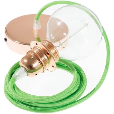 Creative Lámpara Colgante Pendel Para Pantalla Rm18 Diy 1 M Green Lime / Copper One Size Creative Lámpara Colgante Pendel Para Pantalla Rm18 Diy 1 M Green Lime / Copper One Size