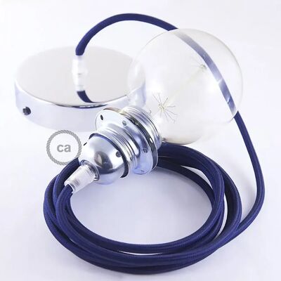 Creative Lámpara Colgante Pendel Para Pantalla Rm20 Diy 50 Cm Dark Blue / Chrome Plated One Size Creative Lámpara Colgante Pendel Para Pantalla Rm20 Diy 50 Cm Dark Blue / Chrome Plated One Size