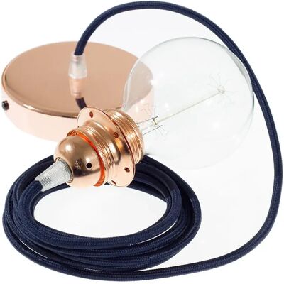 Creative Lámpara Colgante Pendel Para Pantalla Rm20 Diy 50 Cm Dark Blue / Copper One Size Creative Lámpara Colgante Pendel Para Pantalla Rm20 Diy 50 Cm Dark Blue / Copper One Size