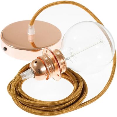Creative Lámpara Colgante Pendel Para Pantalla Rm22 Diy 1 M Whiskey / Copper One Size Creative Lámpara Colgante Pendel Para Pantalla Rm22 Diy 1 M Whiskey / Copper One Size