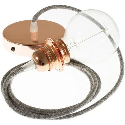 Creative Lámpara Colgante Pendel Para Pantalla Rn02 Diy 1 M Grey / Copper One Size Creative Lámpara Colgante Pendel Para Pantalla Rn02 Diy 1 M Grey / Copper One Size