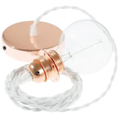 Creative Lámpara Colgante Pendel Para Pantalla Tc01 Diy 1 M White / Copper One Size Creative Lámpara Colgante Pendel Para Pantalla Tc01 Diy 1 M White / Copper One Size
