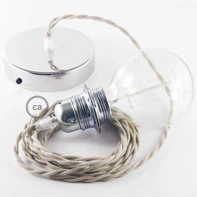 Creative Lámpara Colgante Pendel Para Pantalla Tc43 Diy 50 Cm Taupe / Chrome Plated One Size Creative Lámpara Colgante Pendel Para Pantalla Tc43 Diy 50 Cm Taupe / Chrome Plated One Size