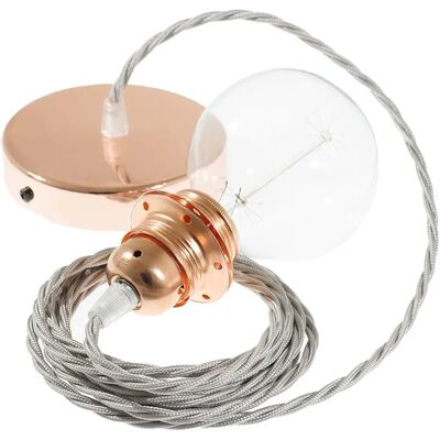 Creative Lámpara Colgante Pendel Para Pantalla Tm02 Diy 1 M Silver / Copper One Size Creative Lámpara Colgante Pendel Para Pantalla Tm02 Diy 1 M Silver / Copper One Size