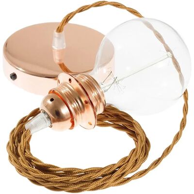 Creative Lámpara Colgante Pendel Para Pantalla Tm22 Diy 1 M Whiskey / Copper One Size Creative Lámpara Colgante Pendel Para Pantalla Tm22 Diy 1 M Whiskey / Copper One Size