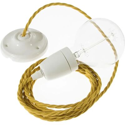 Creative Lámpara Colgante Tm25 Diy 50 Cm Mustard / White One Size Creative Lámpara Colgante Tm25 Diy 50 Cm Mustard / White One Size