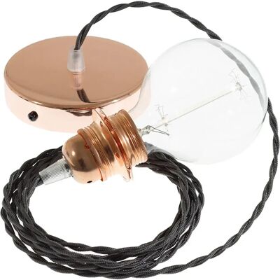Creative Lámpara Colgante Pendel Para Pantalla Tm26 Diy 2 M Dark Gray / Copper One Size Creative Lámpara Colgante Pendel Para Pantalla Tm26 Diy 2 M Dark Gray / Copper One Size